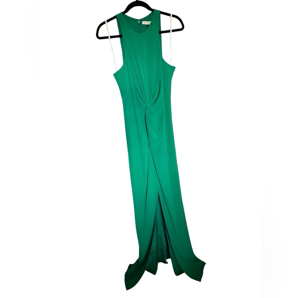 Halston Heritage Twist Front Drape Dress
